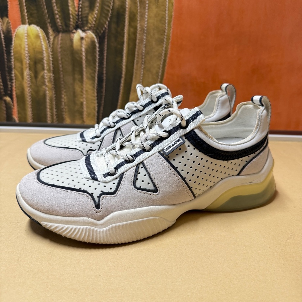 Coach White Citysole Runner Women Shoes 7.5B - Picture 5 of 8